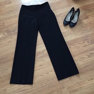 WHBM Size 2 Short Black Straight Leg Dress Pants
